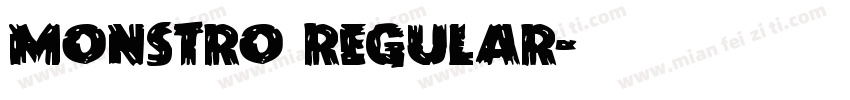 Monstro Regular字体转换